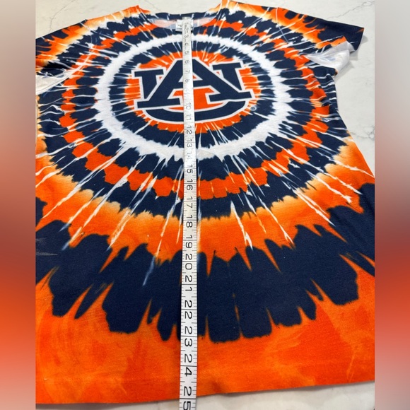 Auburn Tie Dye One of a Kind Women’s T-shirt Size Large - Picture 5 of 9